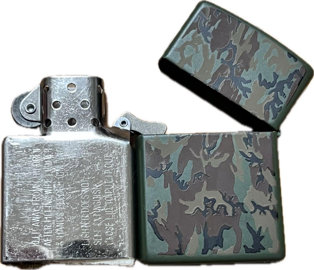 U.S. ARMY 1775 沖縄 カモフラ Zippoライター 1998年製