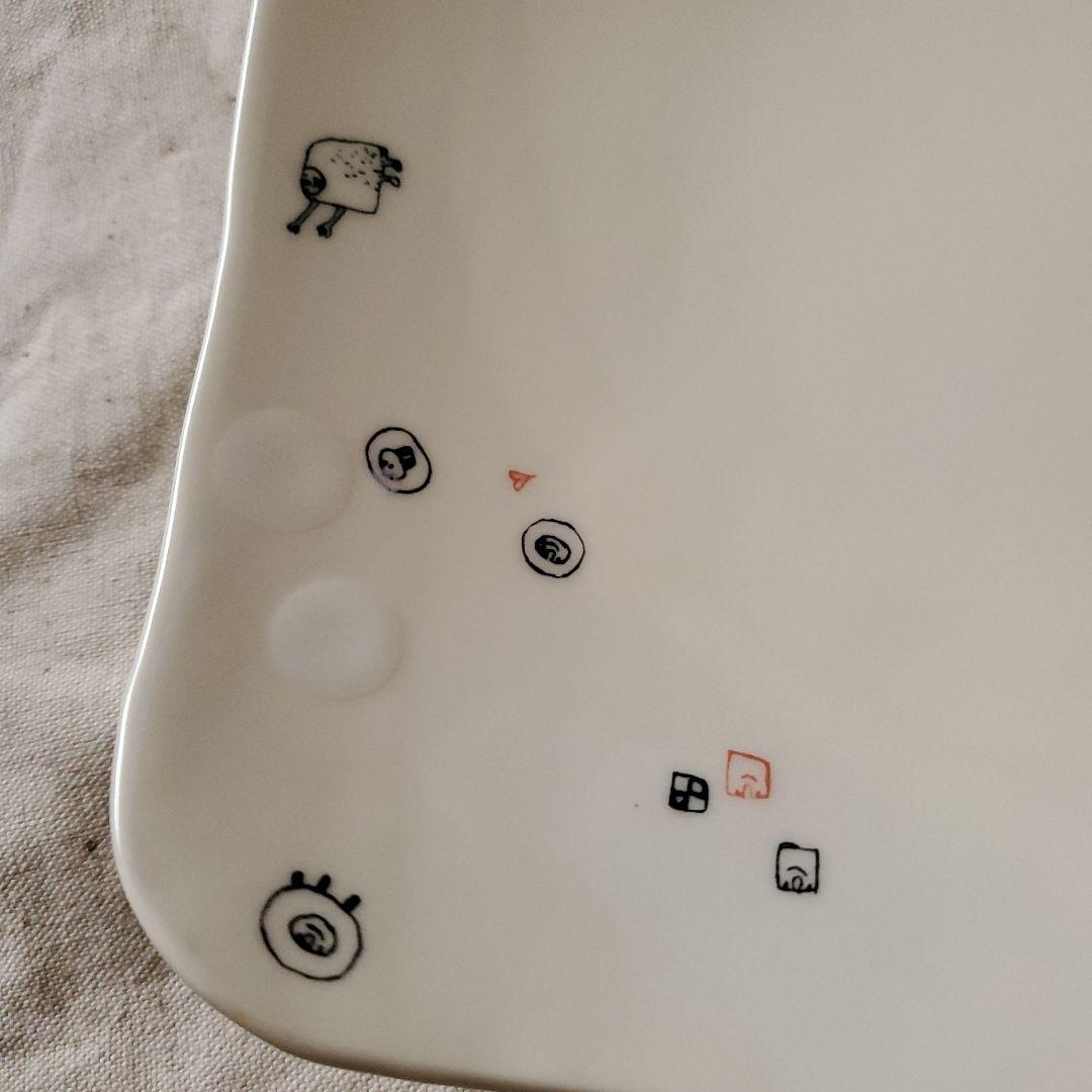 作家 高山愛 皿 マグカップ プレート 手描き イラスト