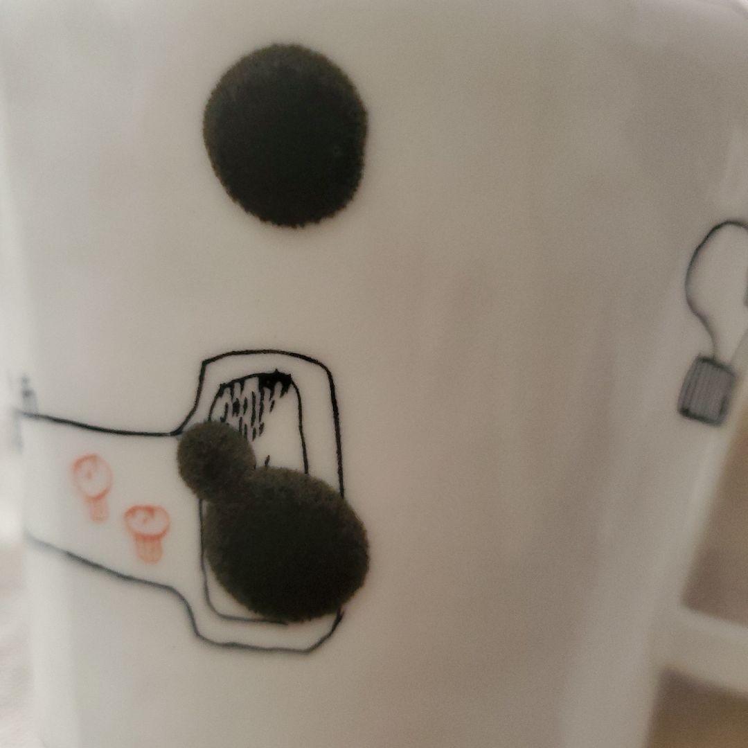 作家 高山愛 皿 マグカップ プレート 手描き イラスト