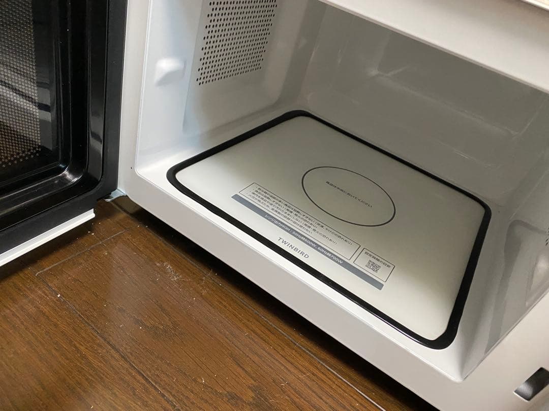 ツインバード　単機能電子レンジ　DR-E268W 2023年製