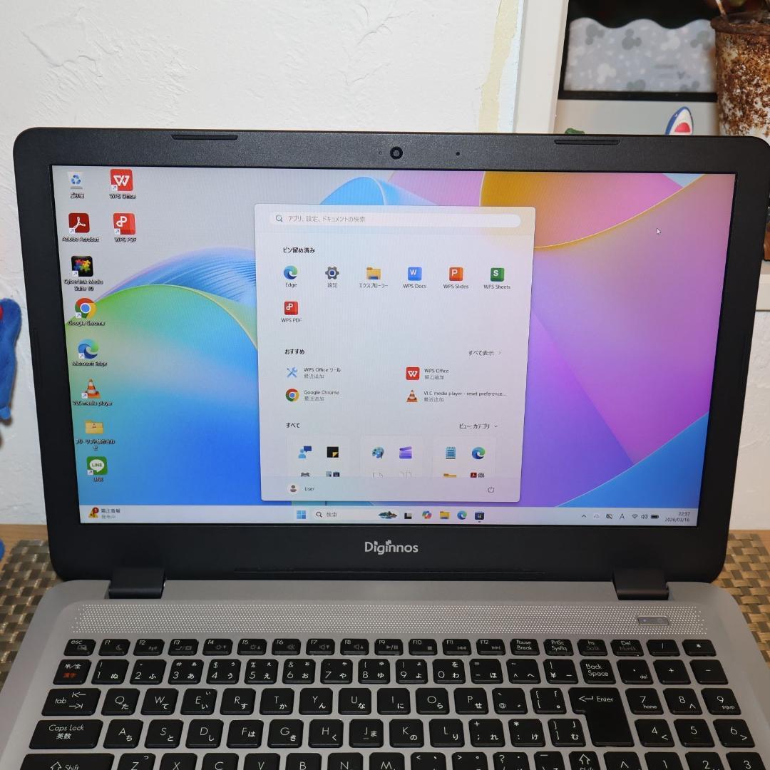 美品！Win11公式対応Corei7/メモリ8GB/SSD256G/無線/カメラ