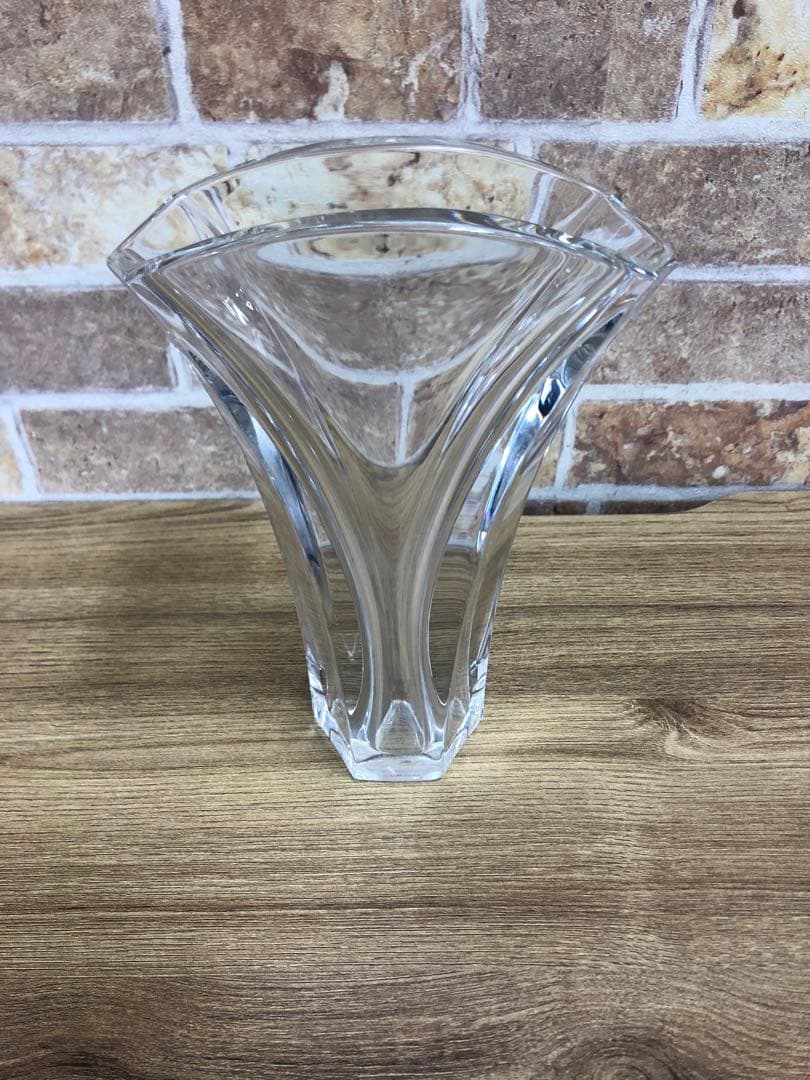 Baccarat バカラ　ギンコ フラワーベース 18cm Sサイズ