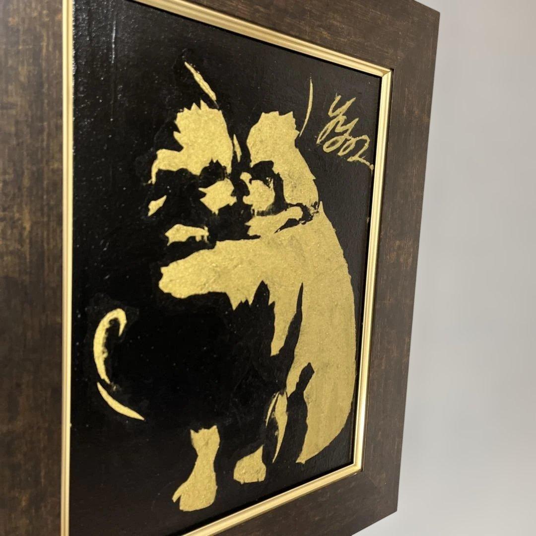 猫の愛情表現 ゴールドアート