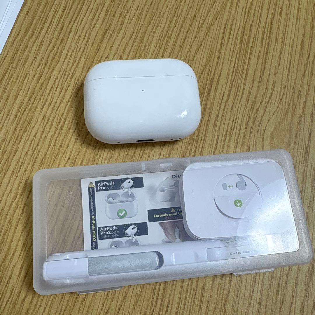 【動作確認済み】AirPods Pro(第2世代) 本体 ホワイト ケース付き