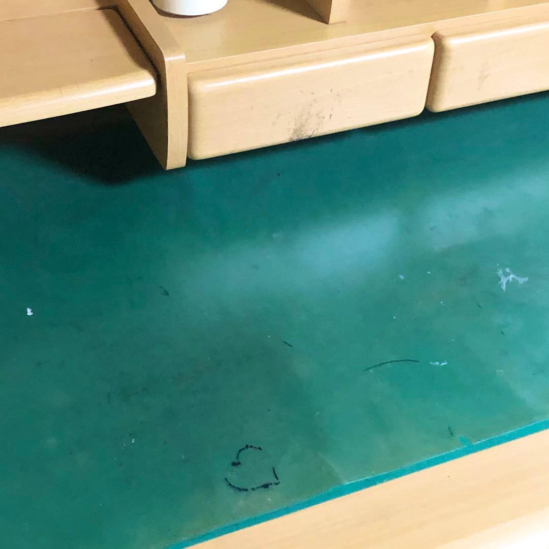 学習机 デスク 木製 ライト付き 棚 DIY 子供