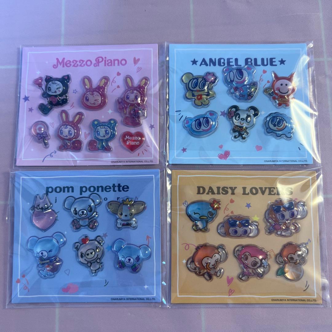 ナルミヤキャラクターズ ぷっくりシール セブンイレブン コンプリート