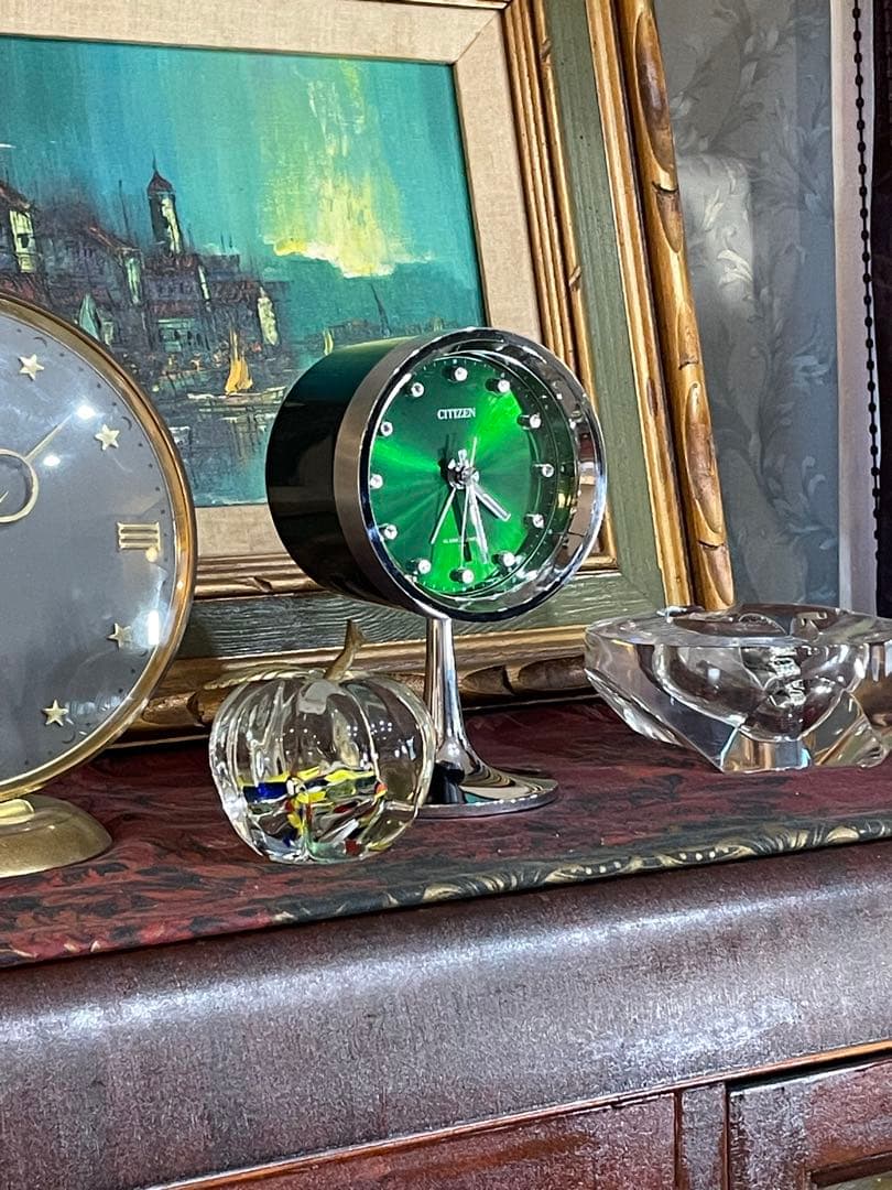 CITIZEN レトロな古〜い SpaceAge 目覚まし時計　正確稼働RNRN