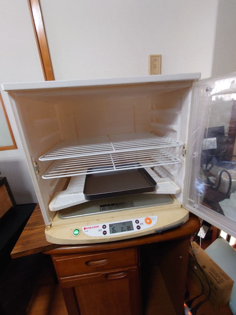 日本ニーダー　たためる 発酵器　取説、レシピ、保証書付き