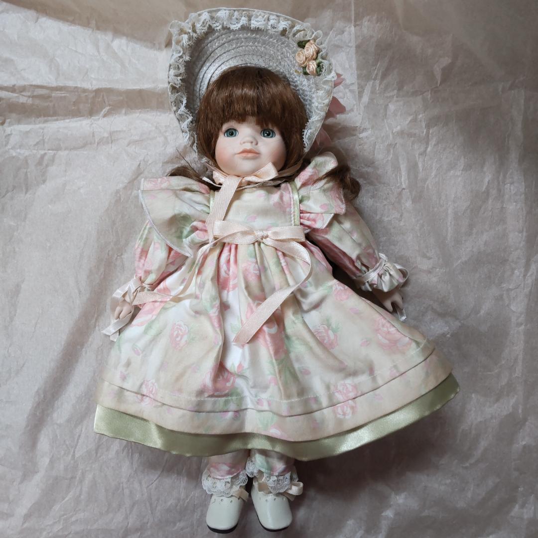 フランス人形　ビスクドール　ブロカント　かわいい　西洋人形