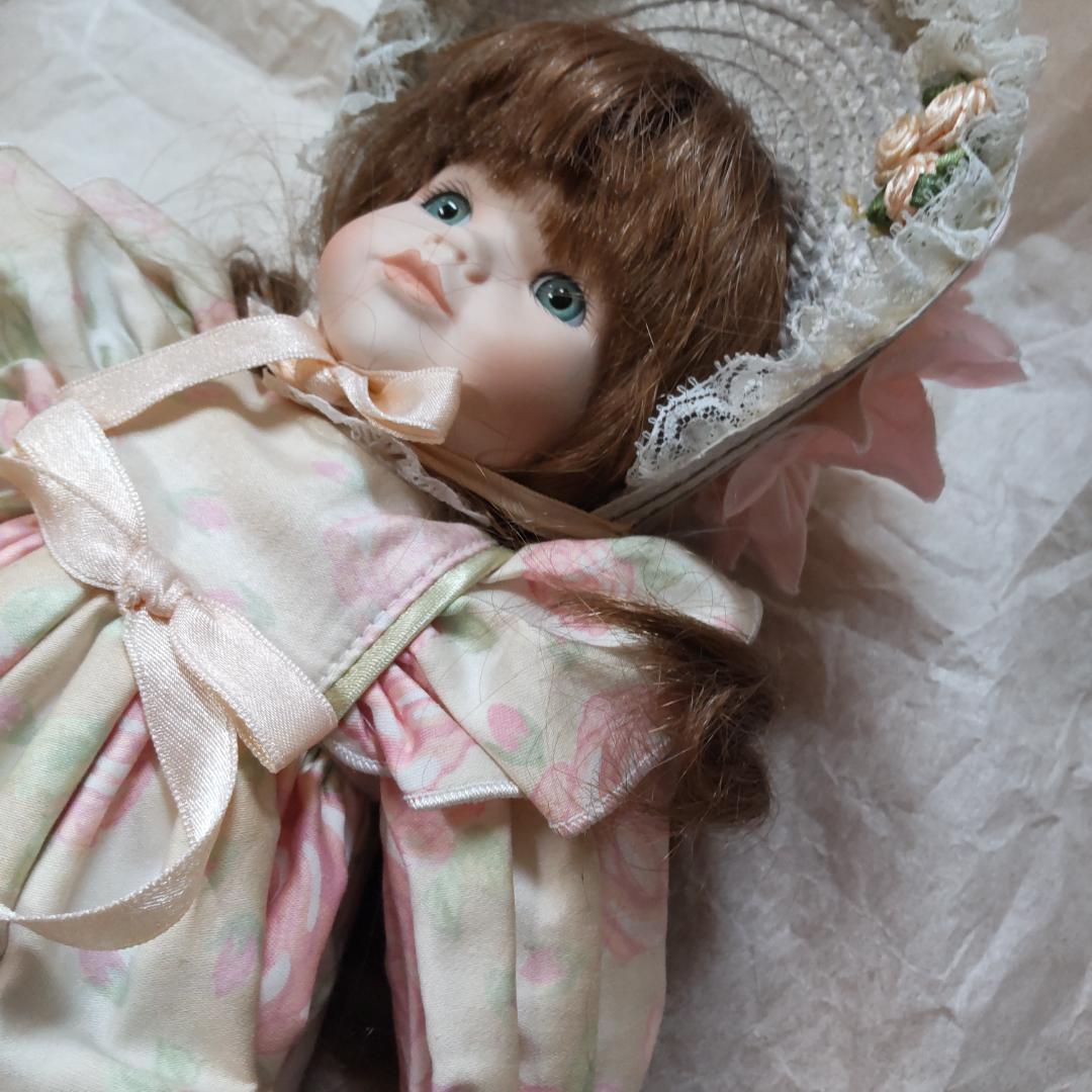 フランス人形　ビスクドール　ブロカント　かわいい　西洋人形