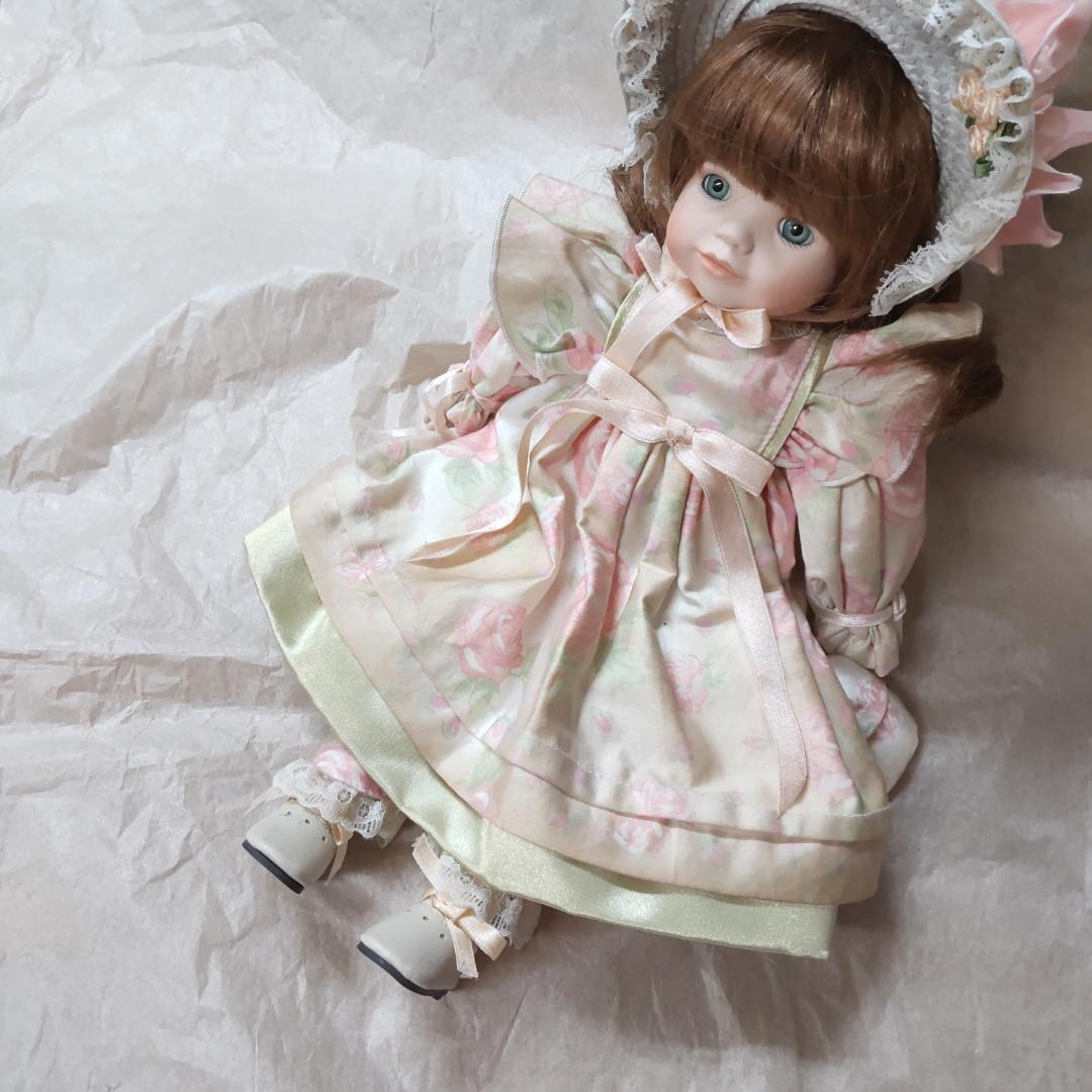 フランス人形　ビスクドール　ブロカント　かわいい　西洋人形