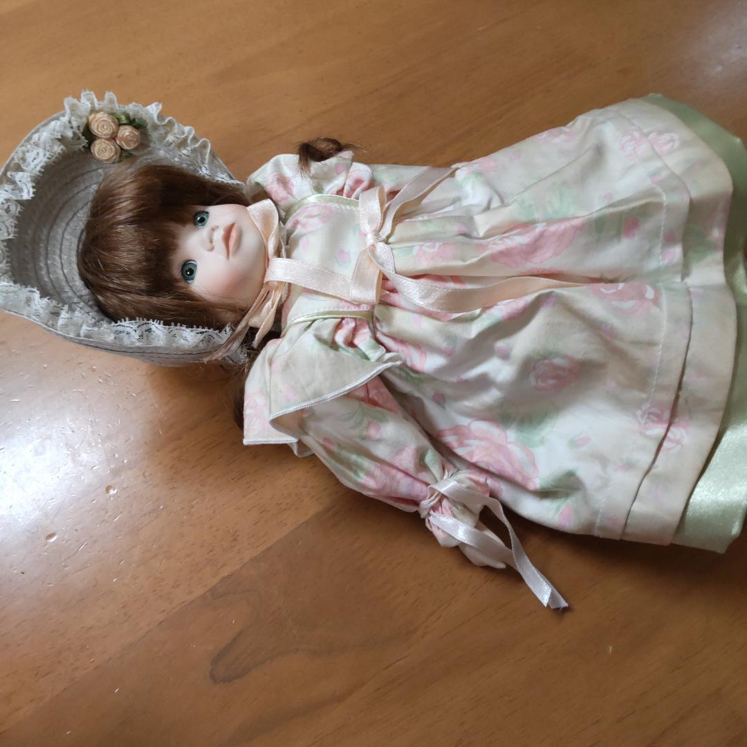 フランス人形　ビスクドール　ブロカント　かわいい　西洋人形