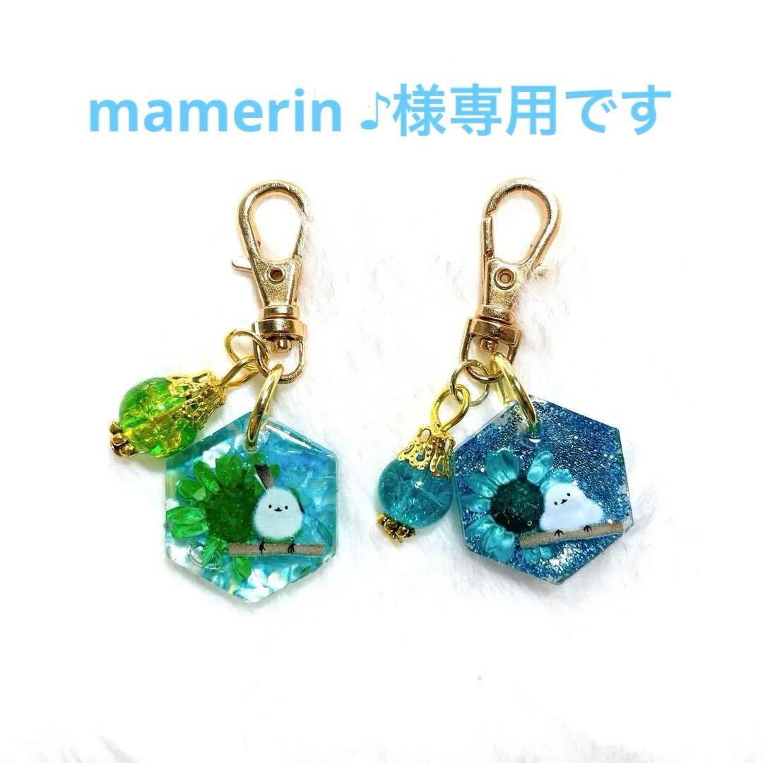 シマエナガ❁⃘*.゜レジンチャームドライフラワー セット