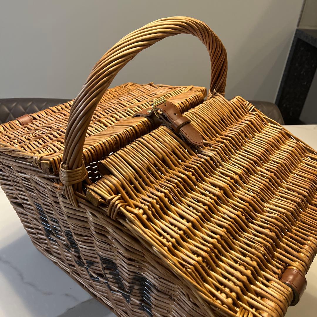フォートナム&メイソン　ハンパー　ウィッカー　 バスケット　かご