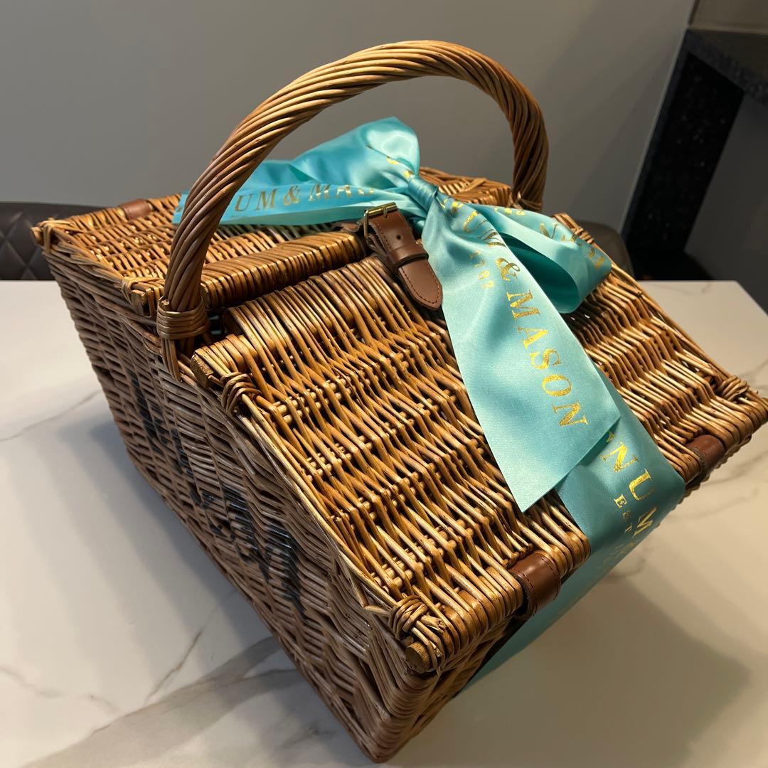 フォートナム&メイソン　ハンパー　ウィッカー　 バスケット　かご