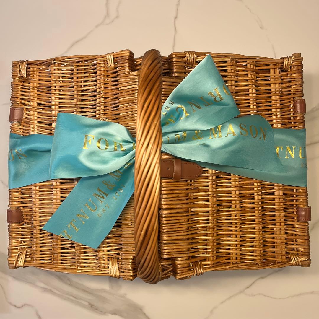 フォートナム&メイソン　ハンパー　ウィッカー　 バスケット　かご