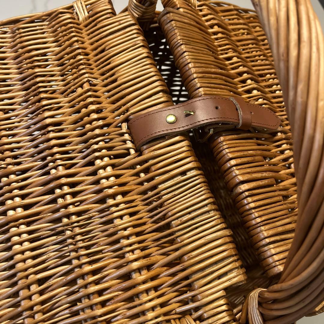 フォートナム&メイソン　ハンパー　ウィッカー　 バスケット　かご