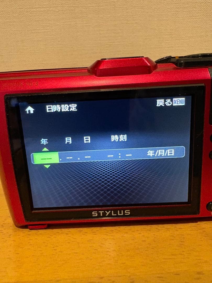 OLYMPUS Stylus TG-3 Tough レッド 本体と付属品
