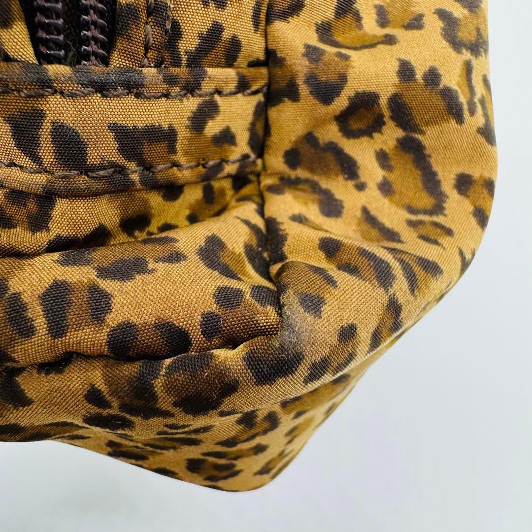 ✨BottegaVeneta✨ボッテガヴェネタ✨ヒョウ柄✨ヴィンテージ✨ポーチ✨