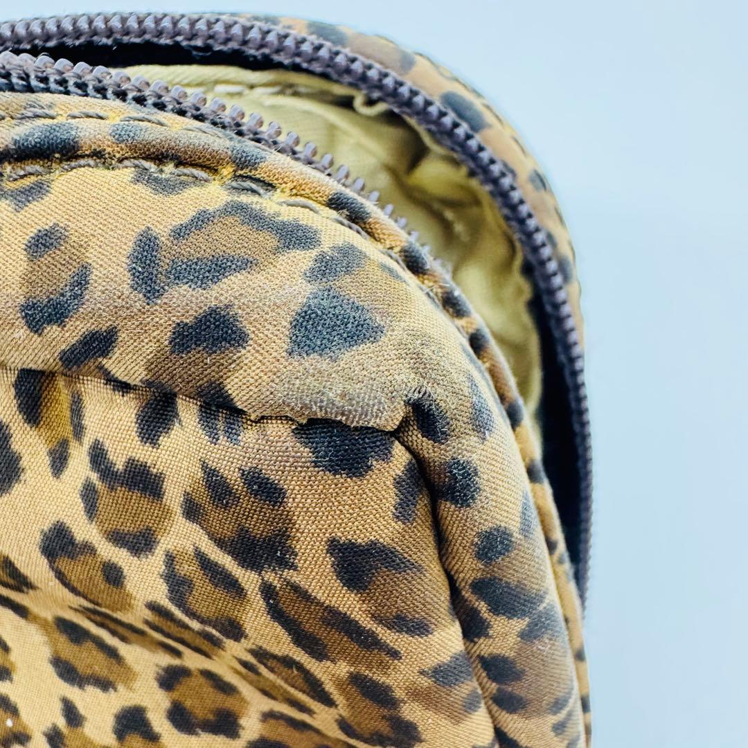 ✨BottegaVeneta✨ボッテガヴェネタ✨ヒョウ柄✨ヴィンテージ✨ポーチ✨