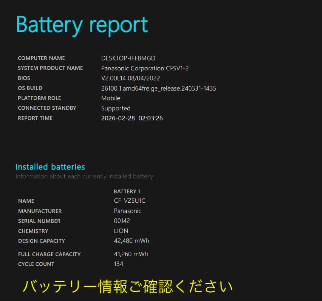 累積1720H レッツノート CF-SV1/11世代i5/16GB/office