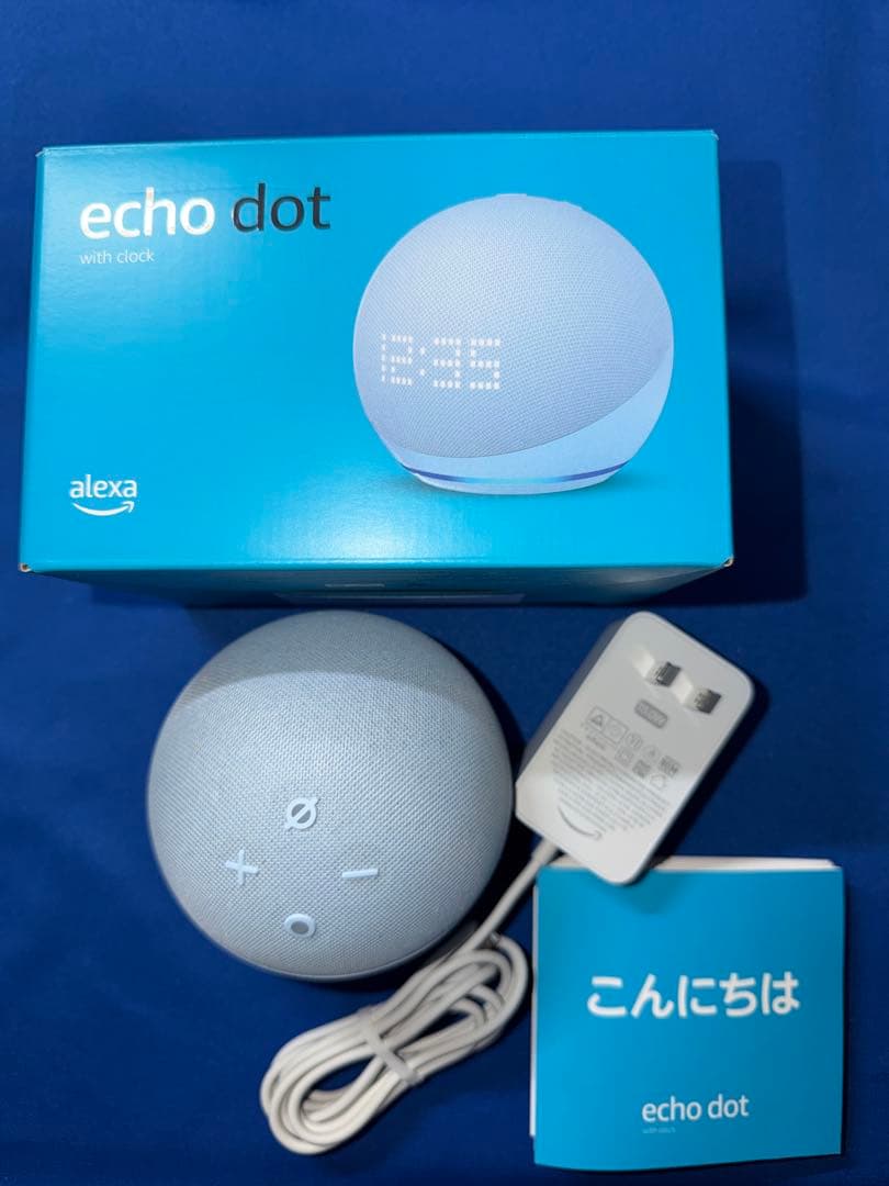 Amazon Echo Dot with clock 第5世代(中古です)