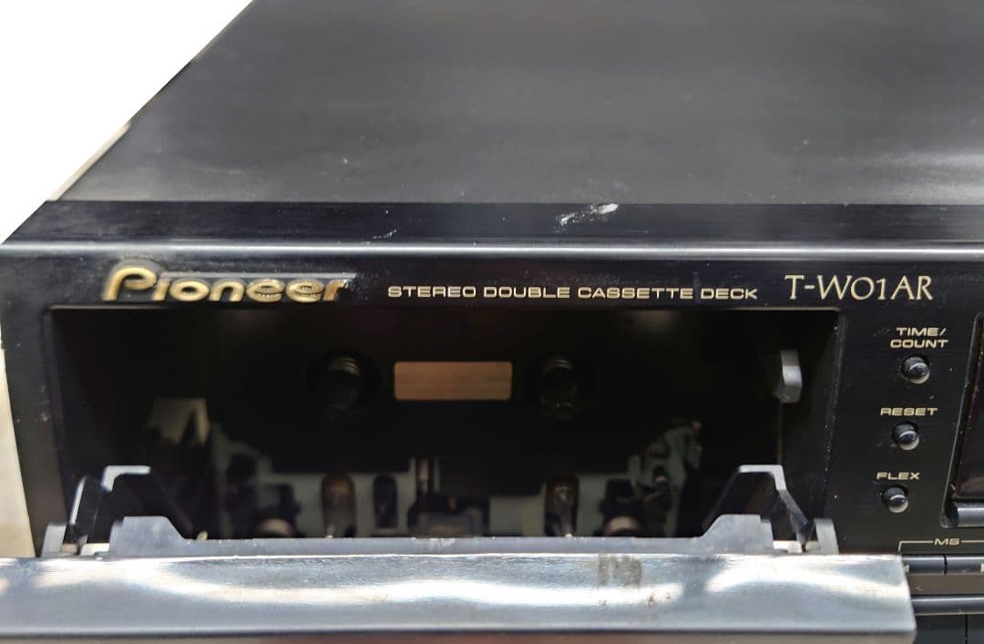 ★Pioneer T-W01AR ダブルカセットデッキ