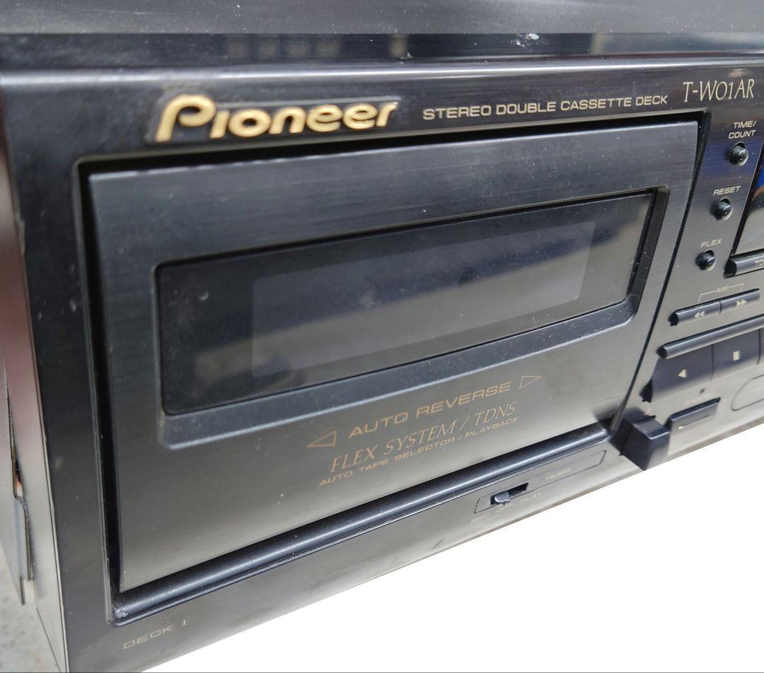 ★Pioneer T-W01AR ダブルカセットデッキ