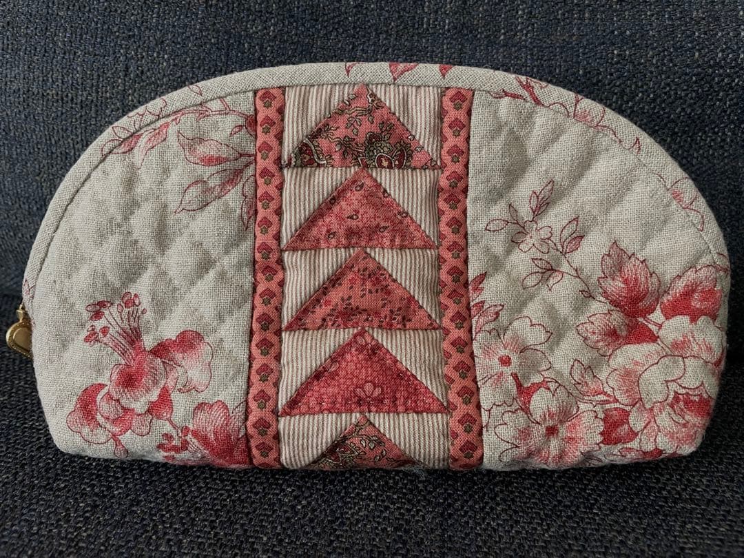 （747） 三角つなぎのポーチ こうの早苗さん 完成品