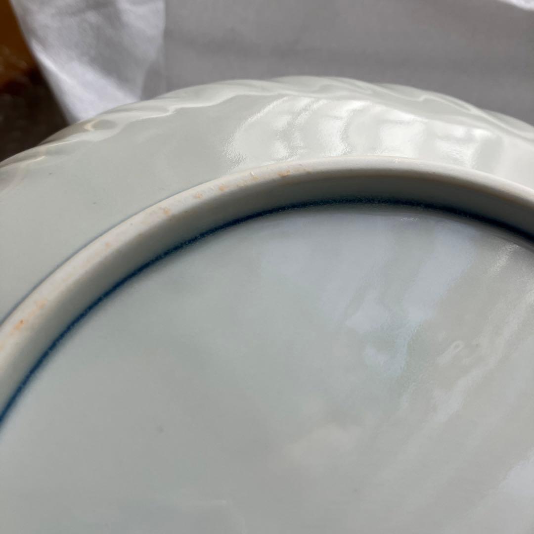 林九郎窯　有田焼　波佐見焼　お皿　4枚　柘榴　ざくろ　染付　食器