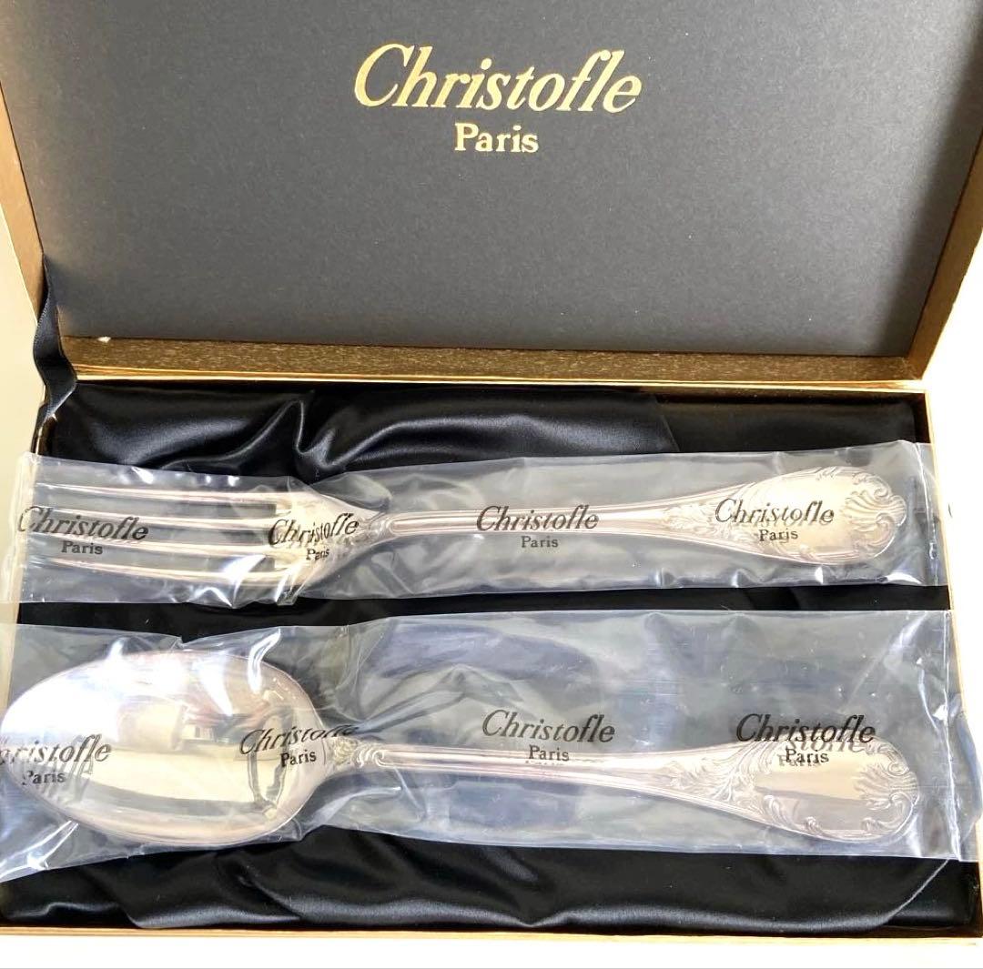 Christofle シルバー スプーン フォーク セット