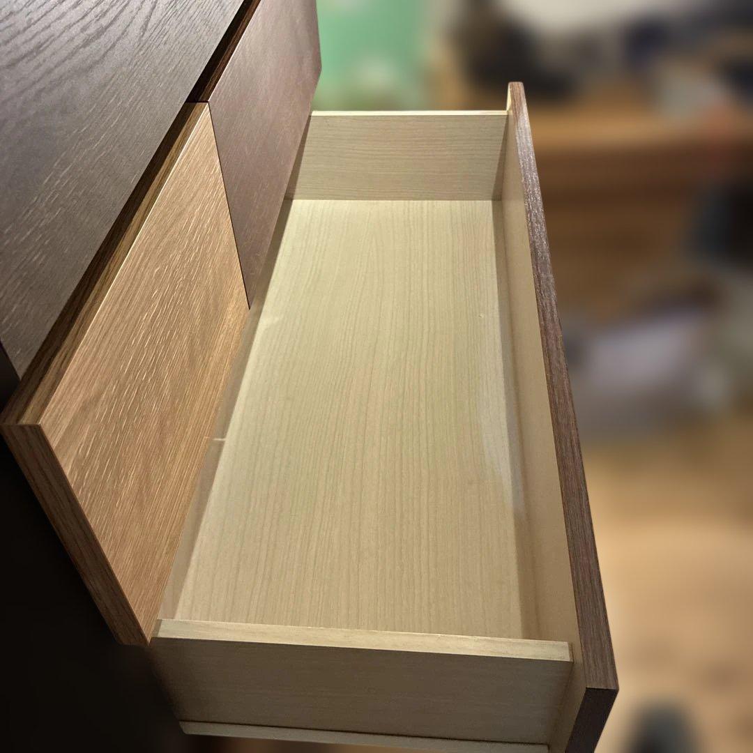 美品　ニトリ ランダム ハイチェスト 幅80cm おしゃれ　多段収納