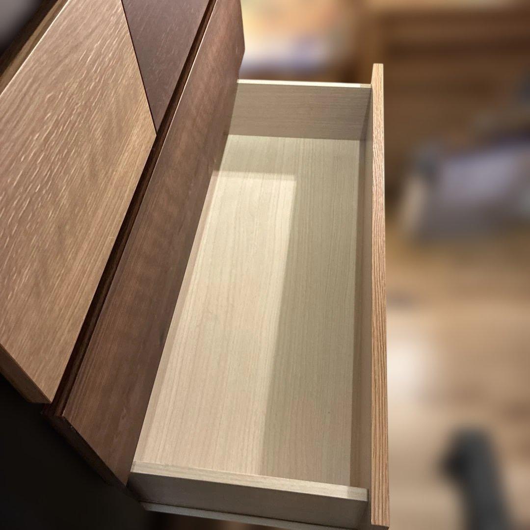 美品　ニトリ ランダム ハイチェスト 幅80cm おしゃれ　多段収納