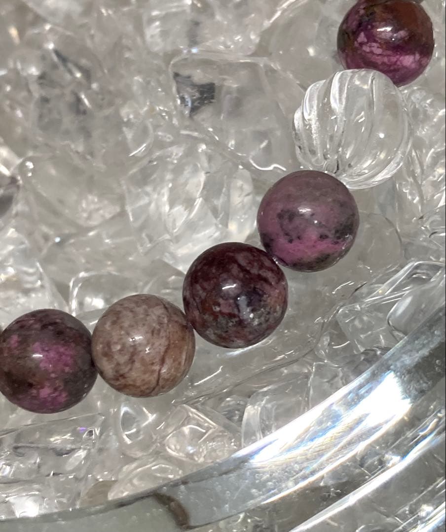 天然石　ピンクスギライト　ブレスレット