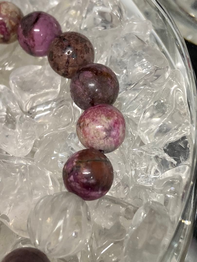 天然石　ピンクスギライト　ブレスレット