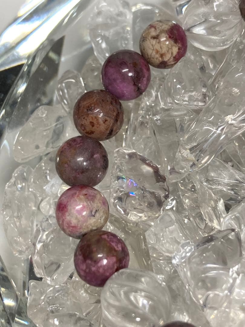 天然石　ピンクスギライト　ブレスレット