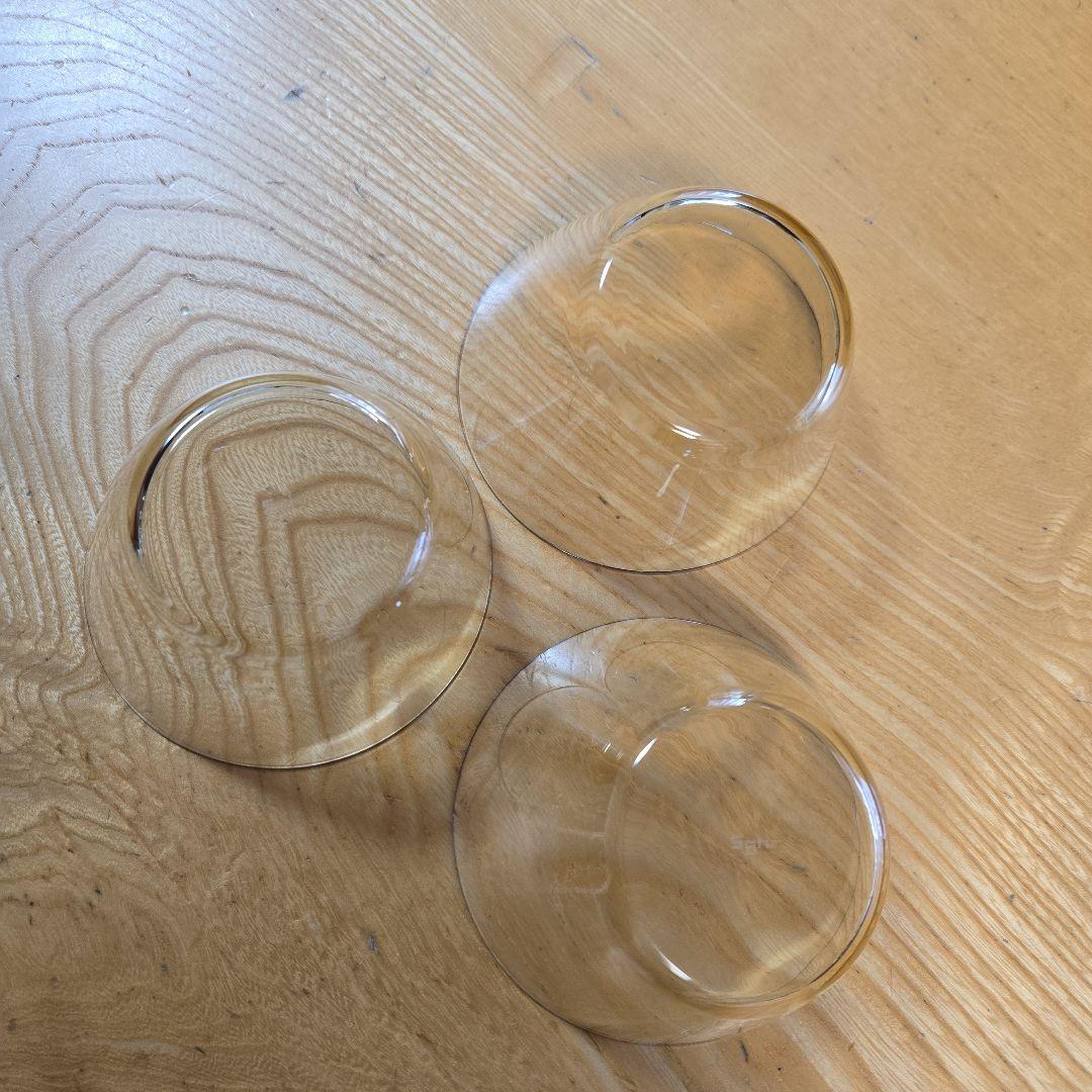 【未使用】Sghr(スガハラ)ガラスボウル　3個セット