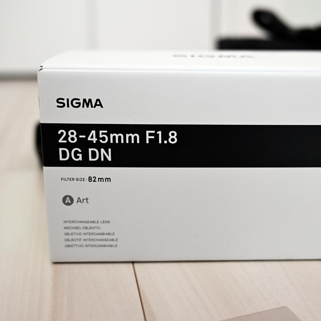 SIGMA 28-45mm F1.8 DG DN ART ソニーE用 超美品