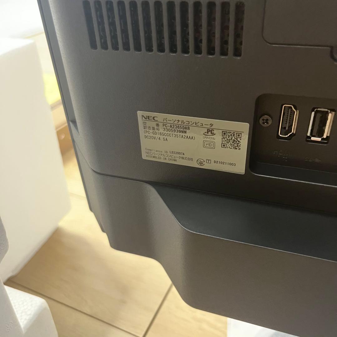 ✨新品展示品✨NEC LAVIE A 2365/DAB
