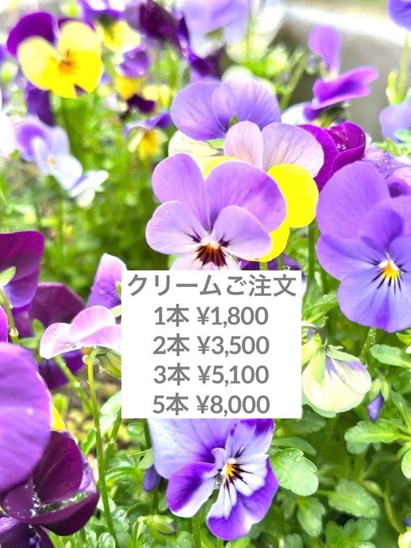 クリーム注文ページ