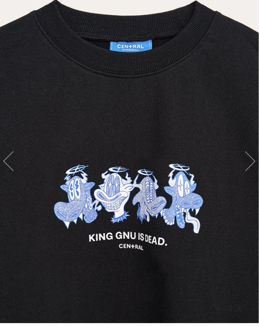 King Gnu KG IS DEAD SWEATSHIRT ブラックXXL