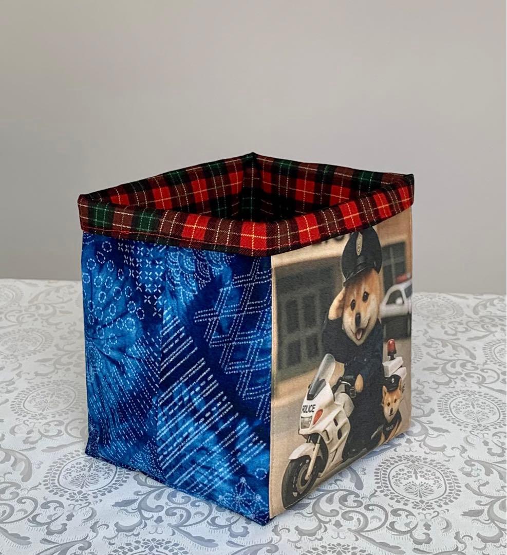 まめたん810　　(母の日カーネーション） わんこ　トートバッグ　小物入れ