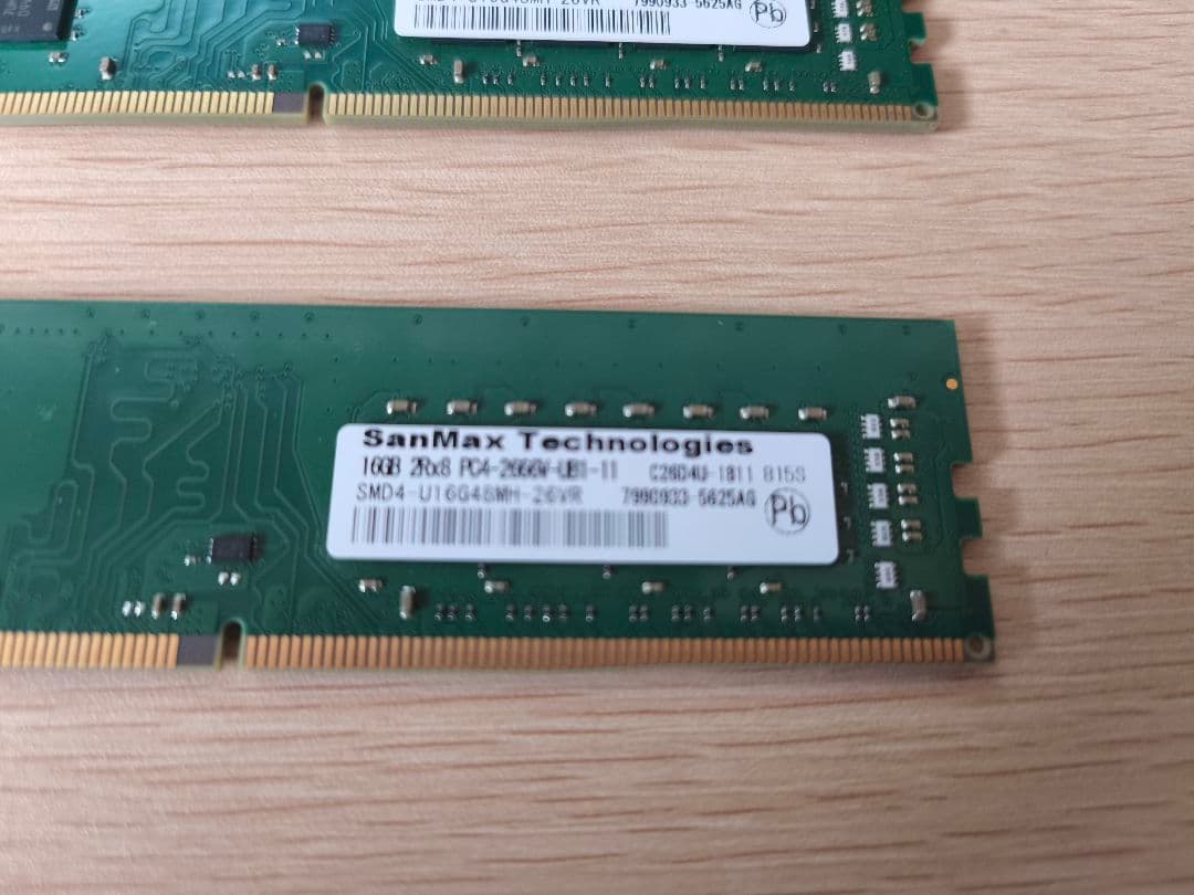 ddr4メモリ　2666 16GB ×2 合計 32GB