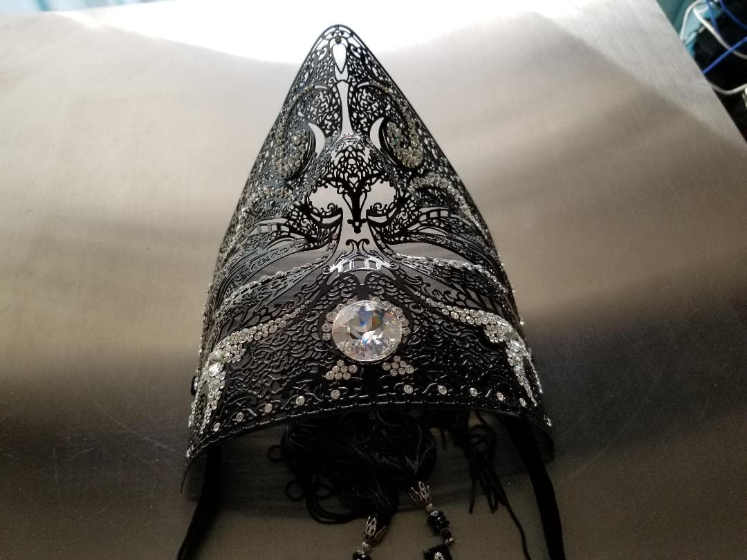 ベネチアンマスク　Bauta Ducale Black