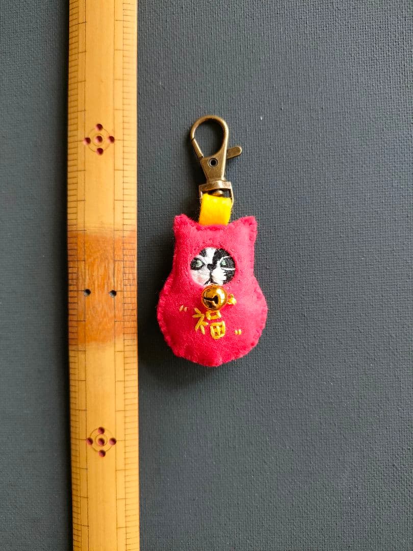 ク*。様 猫の刺繍　てぼら年越しセット