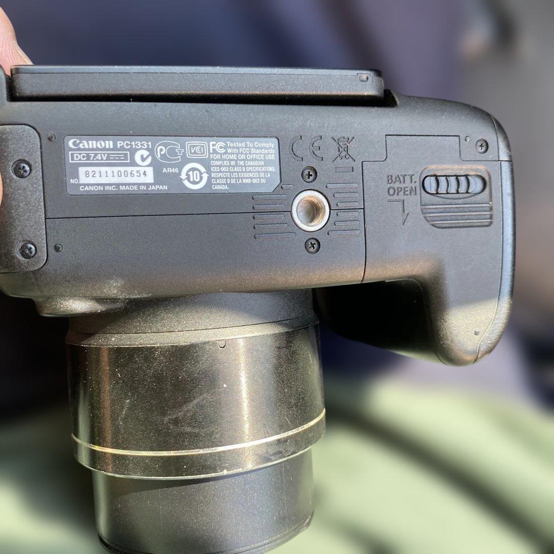 Canon デジタルカメラ　PowerShot SX10 IS 単3電池で動作