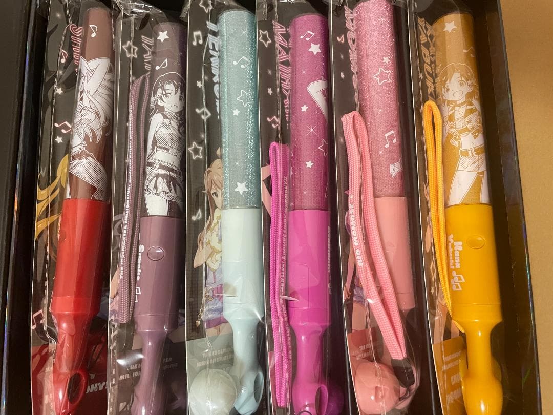 【新古品】ミリオンライブ2ndライブ　サイリウムセット全種＋ショッパーバッグ