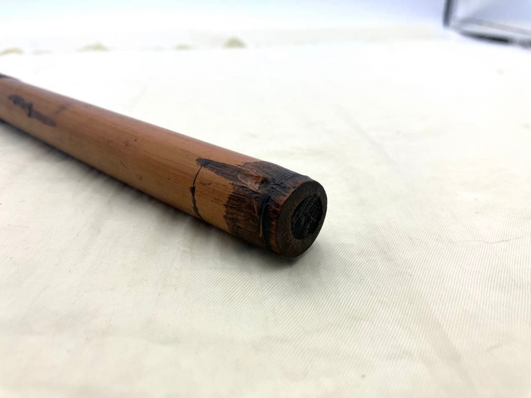 古い龍笛 能管 横笛 和楽器 管楽器 日本舞踊 歌舞伎 祭り 篠笛　骨董
