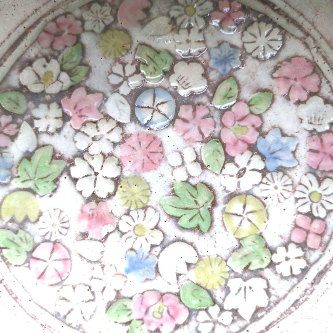 【新品未使用】清水焼 伊藤典哲 桜 皿 置物 インテリア