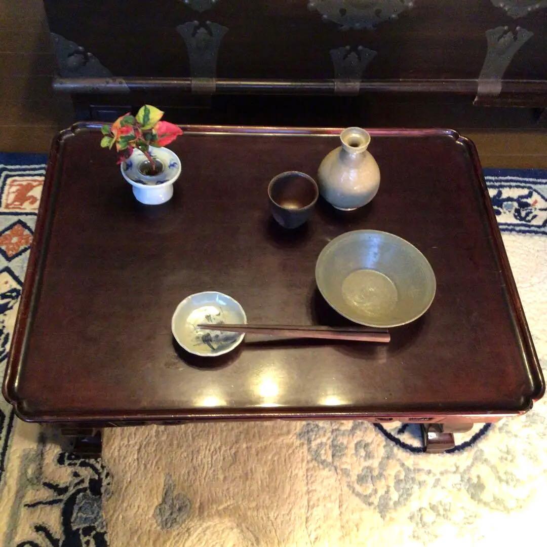 A693 李朝　家具　李朝膳　 李朝盤　 ソバン　 机　卓